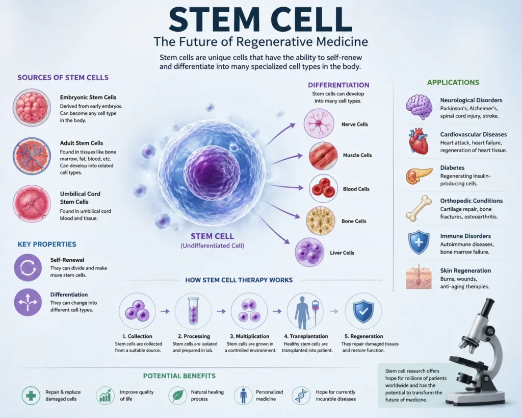 List of Diseases Treated by Stem Cells
